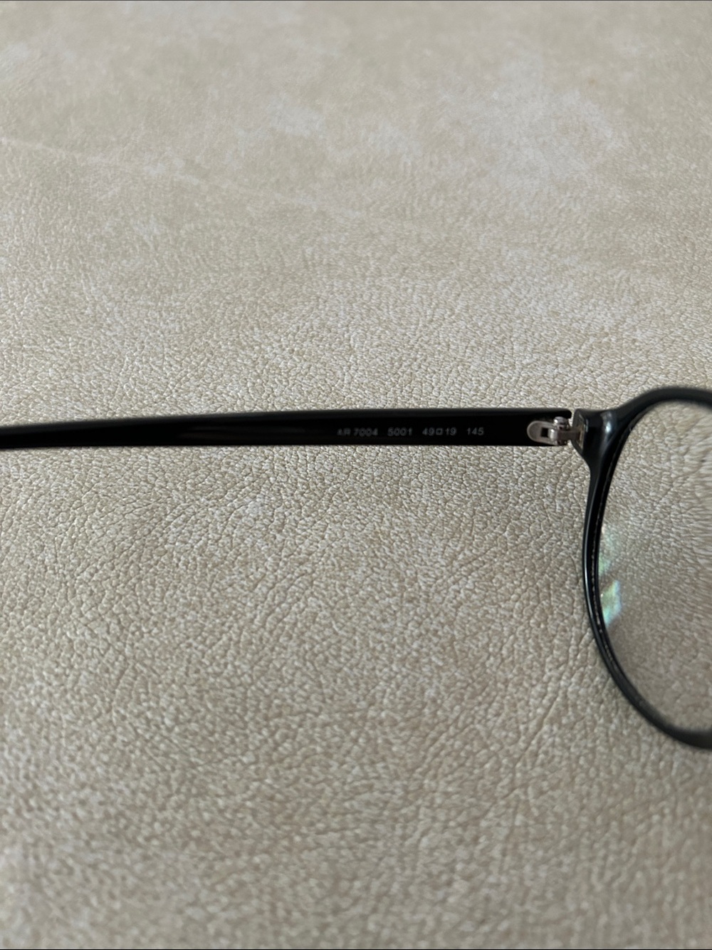 Giorgio Armani Black Round Frame Glasses - Picture 3 of 4